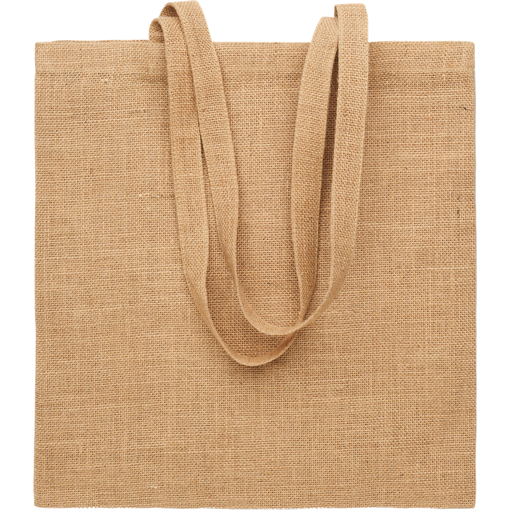 Jute Shopping Bag with Long Handles_BEIGE_DETAILEDIMAGE_front_1