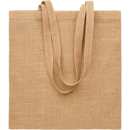 Jute Shopping Bag with Long Handles_BEIGE_DETAILEDIMAGE_front_1