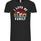 I Love My Family Design - Comfort Unisex T-Shirt_DEEP BLACK_front