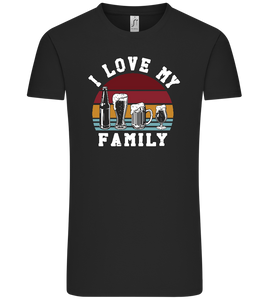 I Love My Family Design - Comfort Unisex T-Shirt