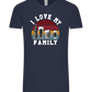 I Love My Family Design - Comfort Unisex T-Shirt_FRENCH NAVY_front