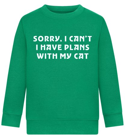 Big Plans Design - Comfort Kids Sweater_MEADOW GREEN_front