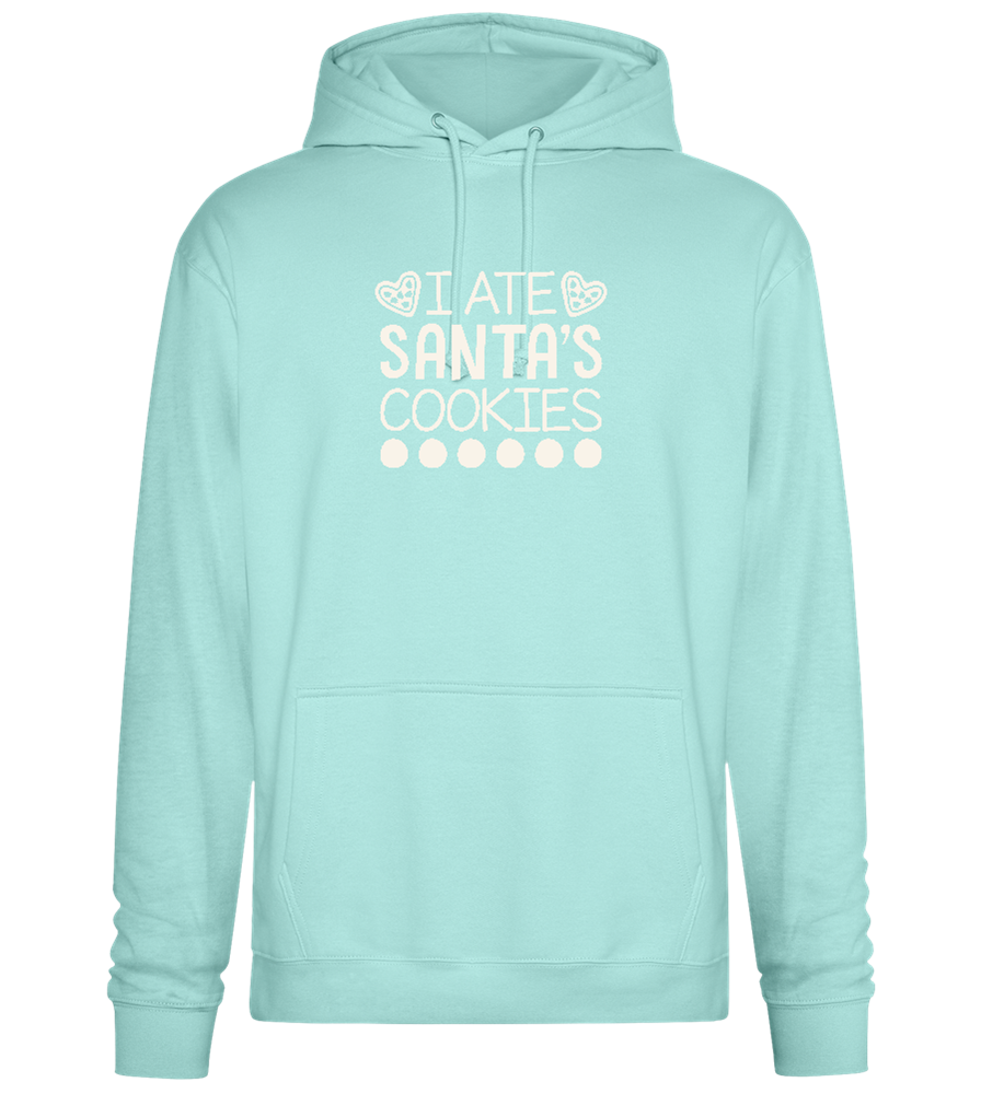 Santa's Cookies Design - Premium Essential Unisex Hoodie_ARCTIC BLUE_front