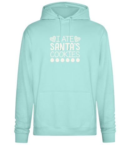 Santa's Cookies Design - Premium Essential Unisex Hoodie_ARCTIC BLUE_front