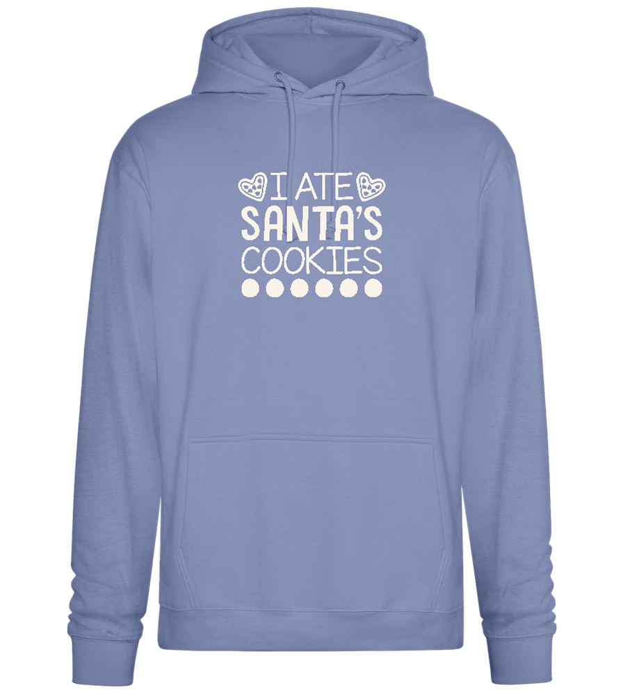 Santa's Cookies Design - Premium Essential Unisex Hoodie_BLUE_front