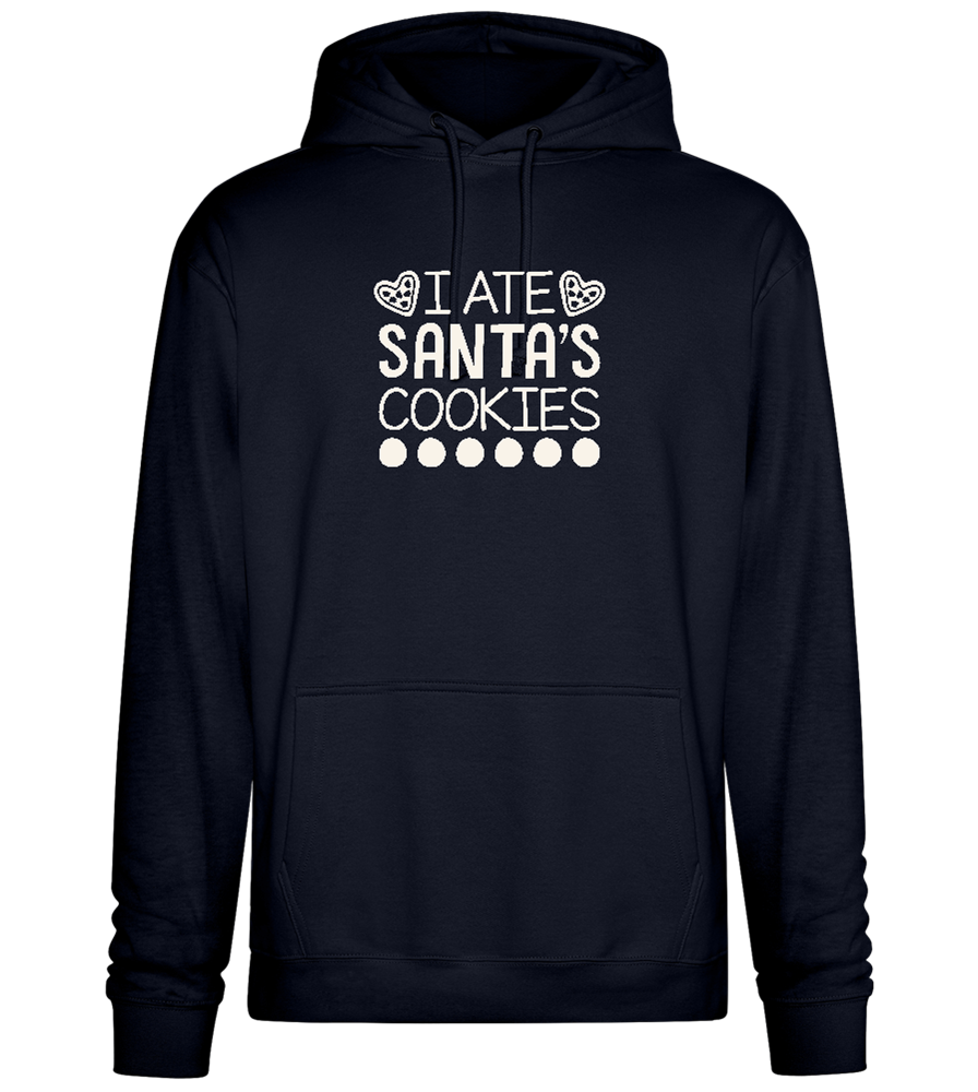 Santa's Cookies Design - Premium Essential Unisex Hoodie_FRENCH NAVY_front