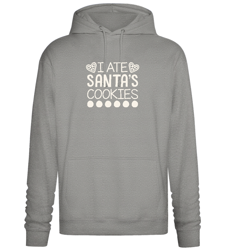 Santa's Cookies Design - Premium Essential Unisex Hoodie_ORION GREY II_front