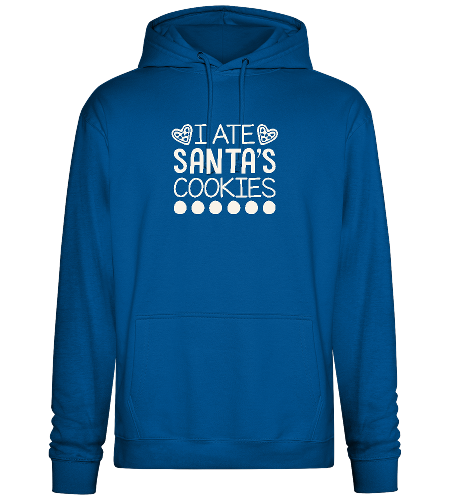 Santa's Cookies Design - Premium Essential Unisex Hoodie_ROYAL_front