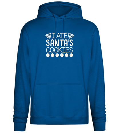 Santa's Cookies Design - Premium Essential Unisex Hoodie_ROYAL_front