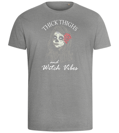 Witch Vibes Design - Comfort men's fitted t-shirt_ORION GREY_front