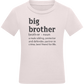 Big Brother Meaning Design - Comfort kids fitted t-shirt_LIGHT PINK_front