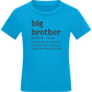 Big Brother Meaning Design - Comfort kids fitted t-shirt_TURQUOISE_front