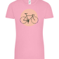 Bicycle Life Keep Moving Design - Comfort women's t-shirt_PINK ORCHID_front