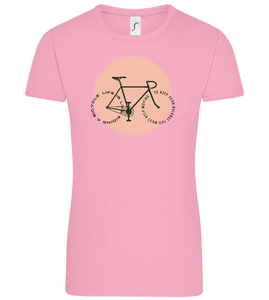 Bicycle Life Keep Moving Design - Comfort women's t-shirt