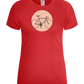 Bicycle Life Keep Moving Design - Comfort women's t-shirt_RED_front