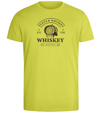 Scotch Whiskey Design - Comfort men's fitted t-shirt_GREEN APPLE_front