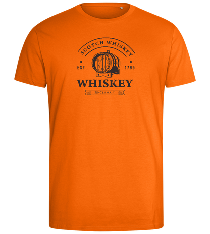 Scotch Whiskey Design - Comfort men's fitted t-shirt_ORANGE_front