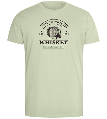 Scotch Whiskey Design - Comfort men's fitted t-shirt_SILESTONE_front