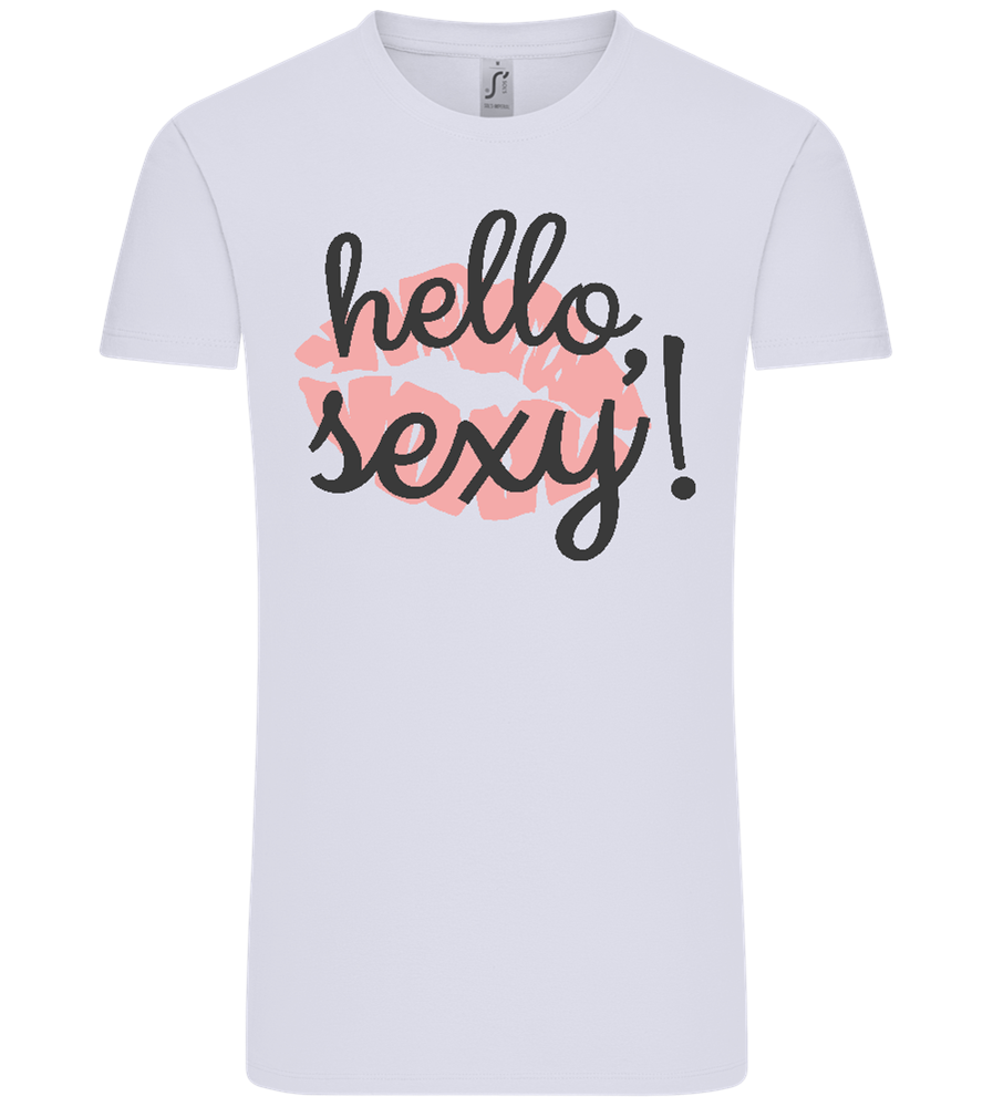 Hello Sexy Kiss Design - Comfort Unisex T-Shirt_LILAK_front