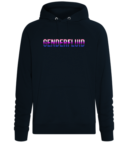 Genderfluid Visibility Design - Comfort unisex hoodie_BLACK_front