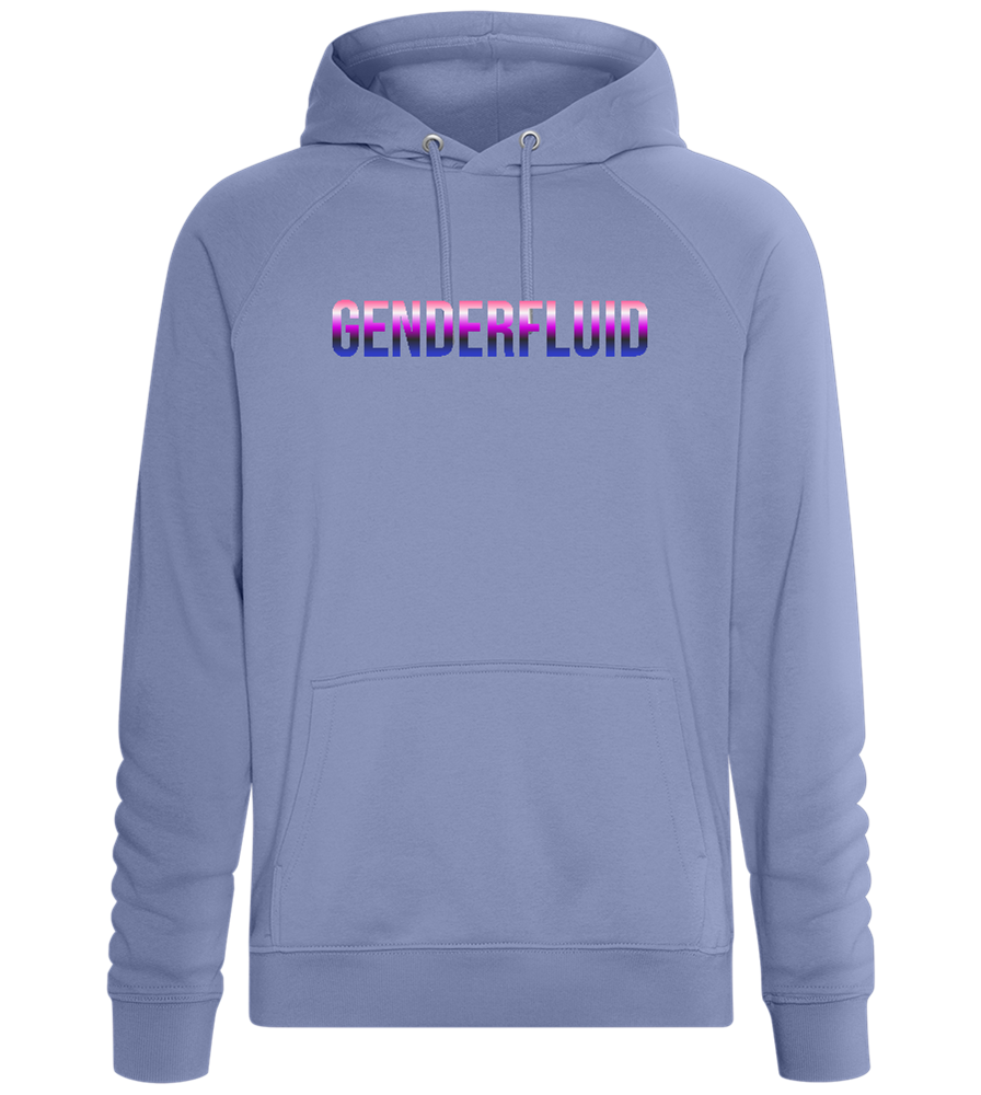 Genderfluid Visibility Design - Comfort unisex hoodie_BLUE_front