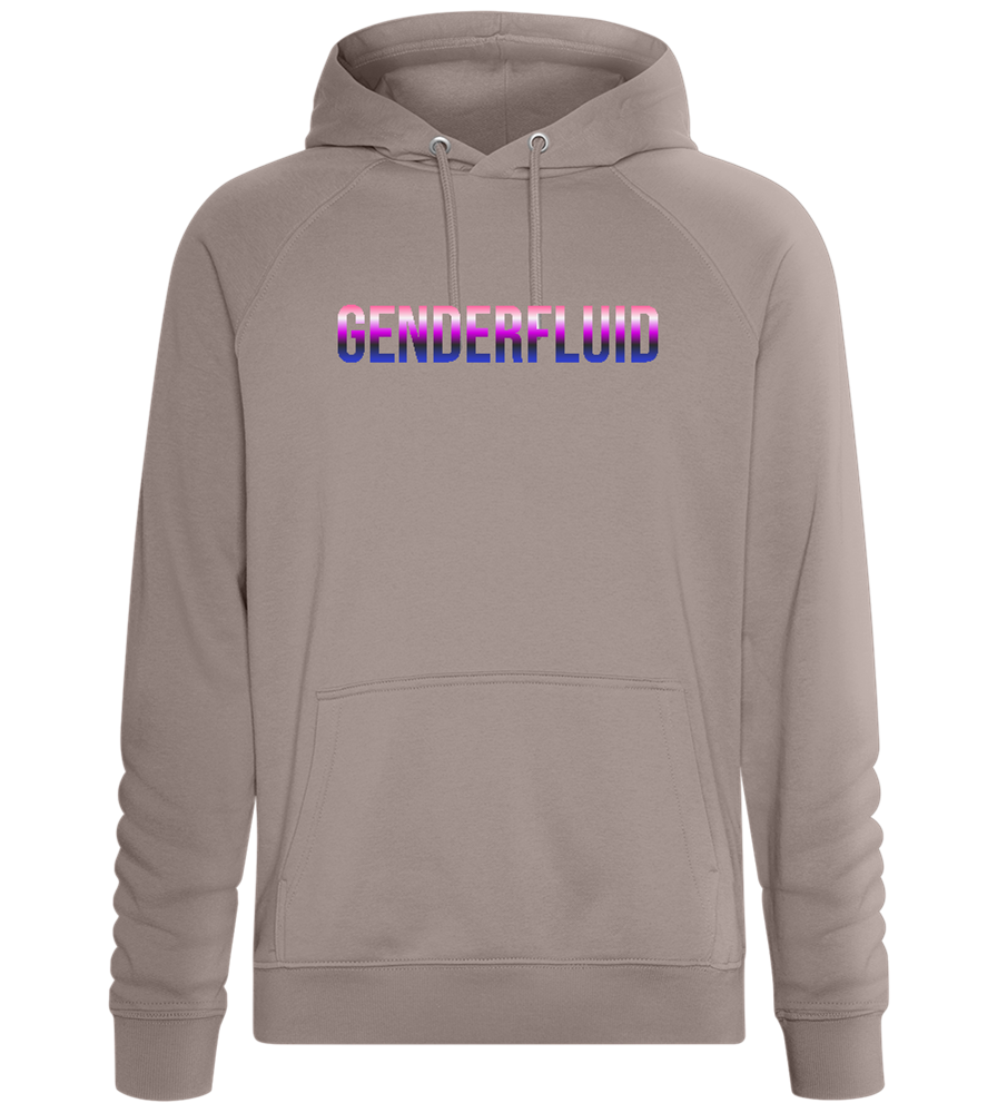 Genderfluid Visibility Design - Comfort unisex hoodie_CHARCOAL CHIN_front