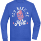 You Make Me Melt Ice Cream Design - Comfort Essential Unisex Sweater_ROYAL_front