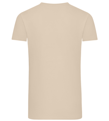 What The Buck Design - Comfort men's fitted t-shirt_SILESTONE_back