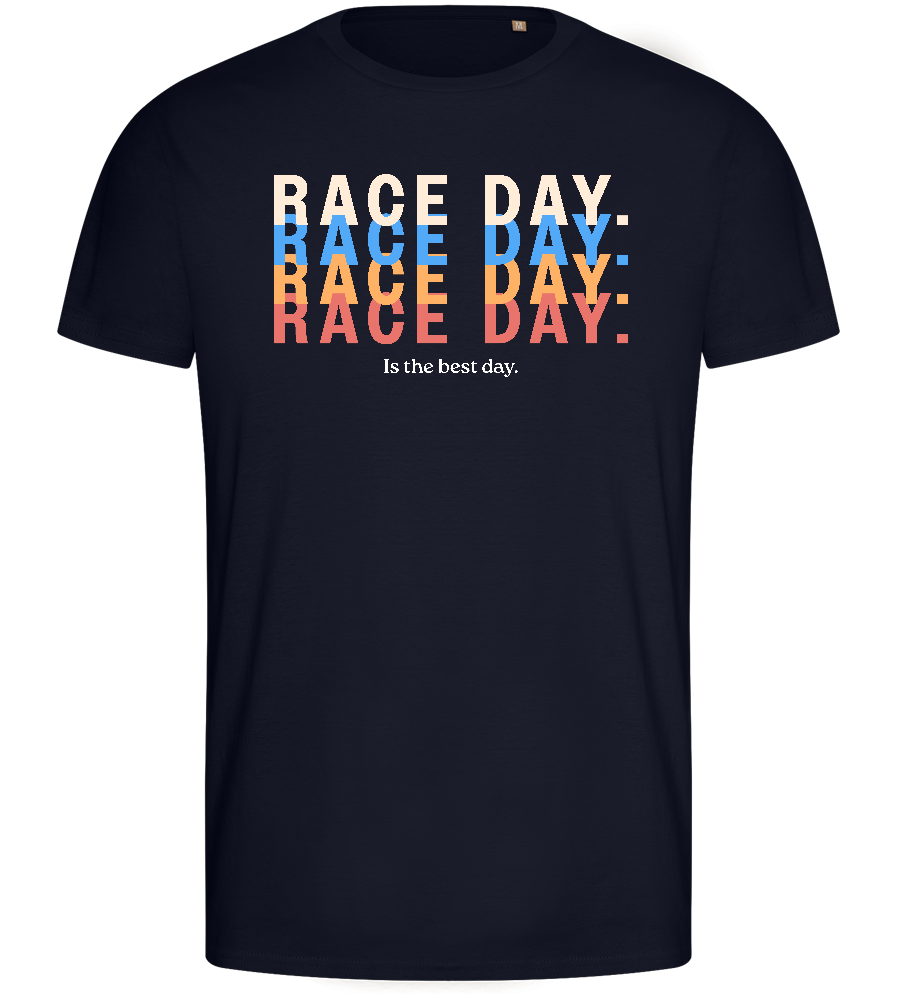 Best Day of the Week Design - Basic men's fitted t-shirt_FRENCH NAVY_front