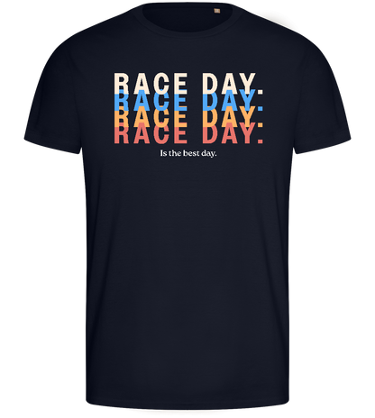 Best Day of the Week Design - Basic men's fitted t-shirt_FRENCH NAVY_front