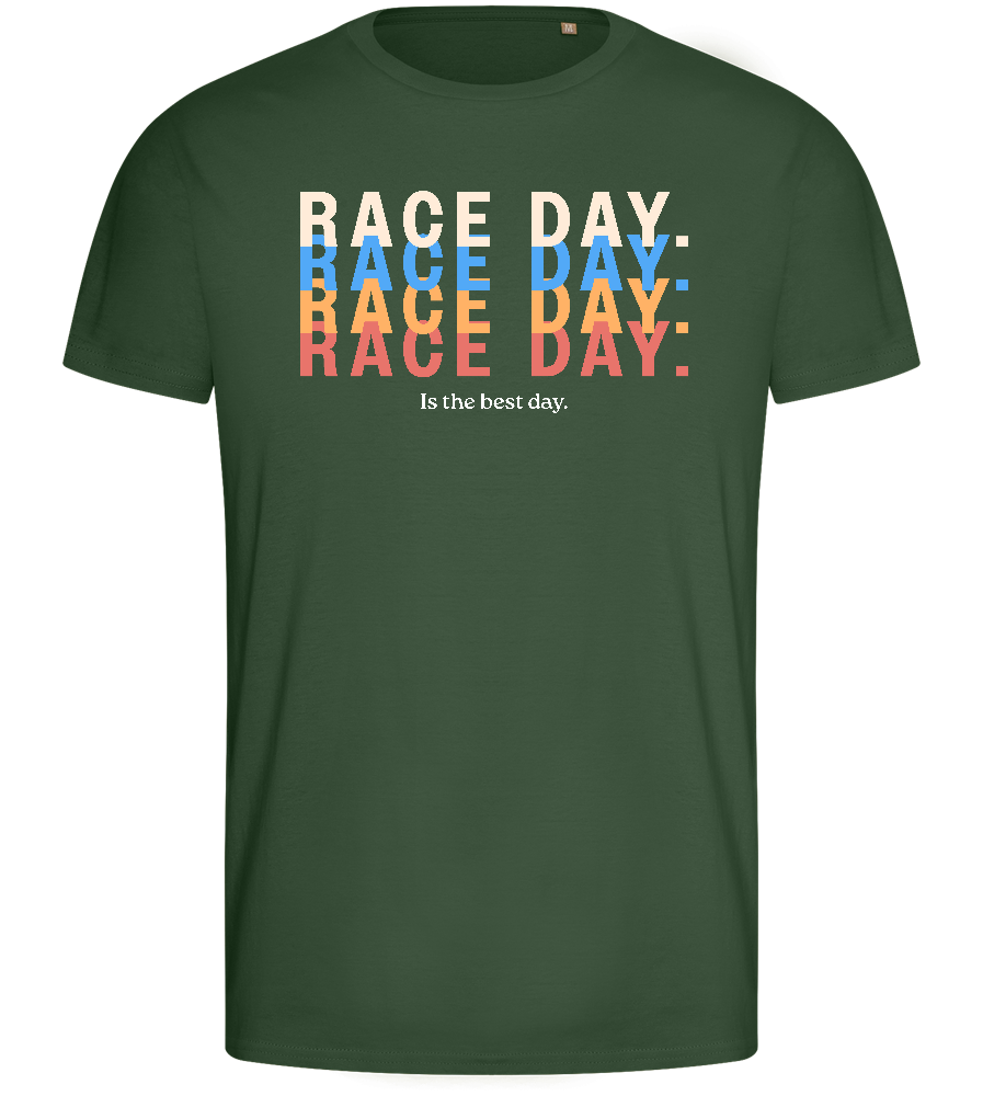 Best Day of the Week Design - Basic men's fitted t-shirt_GREEN BOTTLE_front