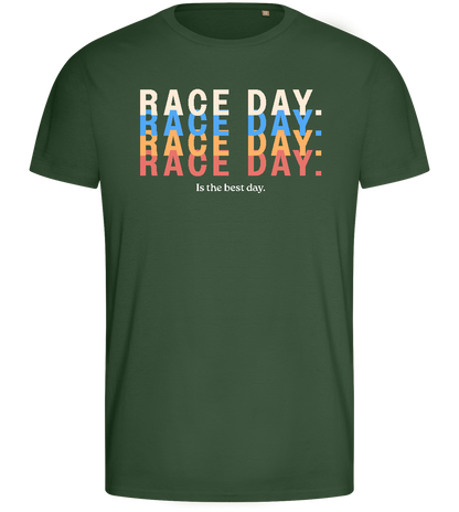 Best Day of the Week Design - Basic men's fitted t-shirt_GREEN BOTTLE_front