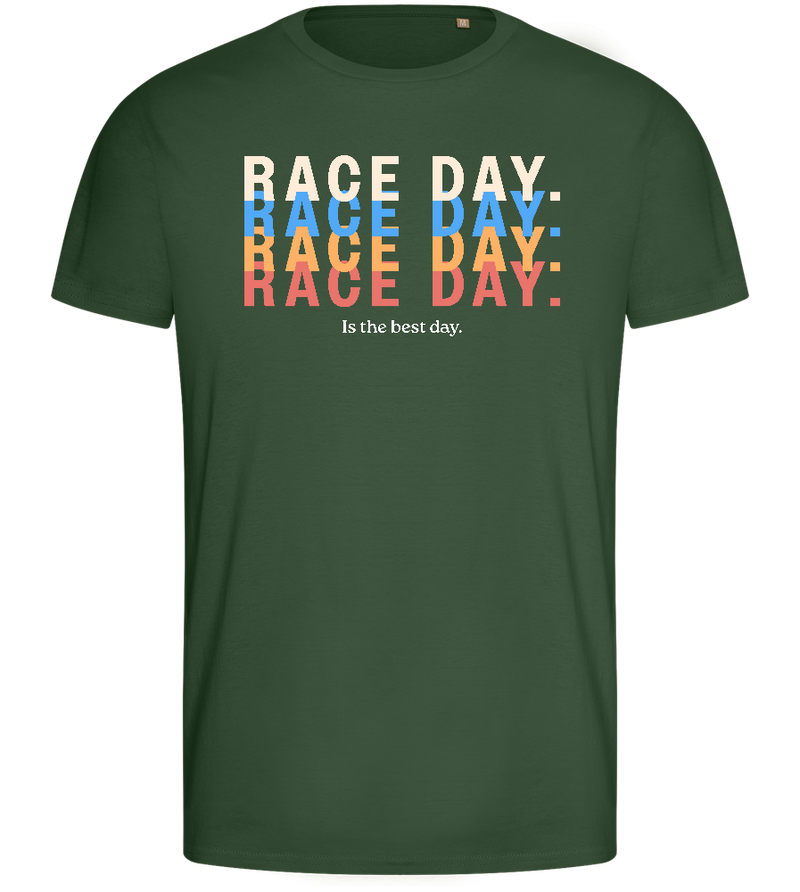 Best Day of the Week Design - Basic men's fitted t-shirt_GREEN BOTTLE_front