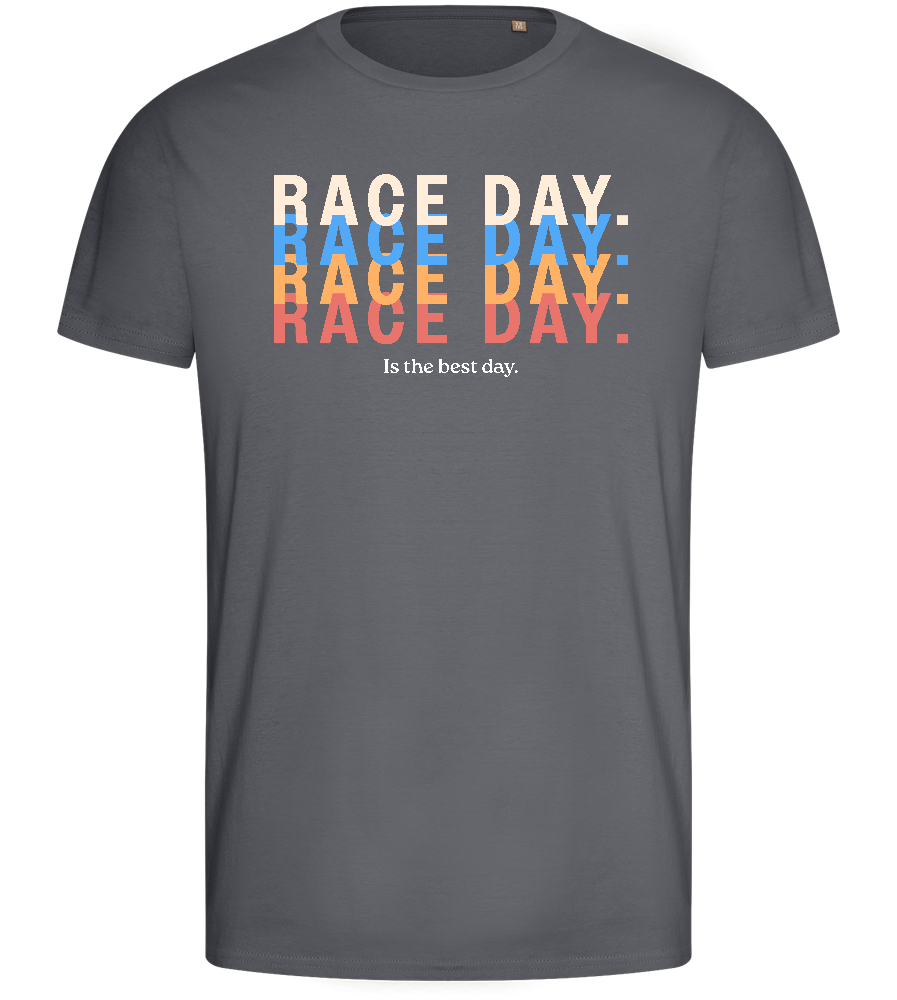 Best Day of the Week Design - Basic men's fitted t-shirt_MOUSE GREY_front