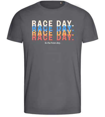 Best Day of the Week Design - Basic men's fitted t-shirt_MOUSE GREY_front