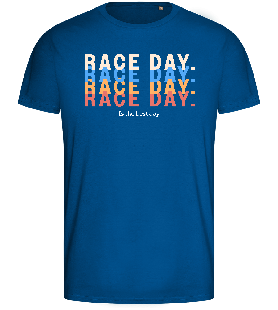 Best Day of the Week Design - Basic men's fitted t-shirt_ROYAL_front