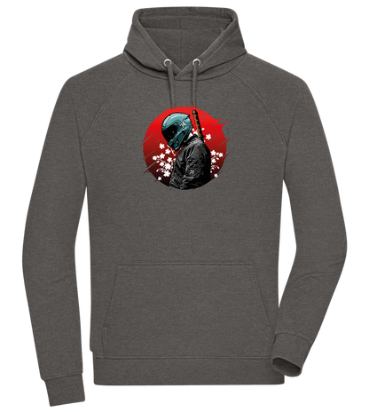 Samurai Bike 2 Design - Comfort unisex hoodie_CHARCOAL CHIN_front