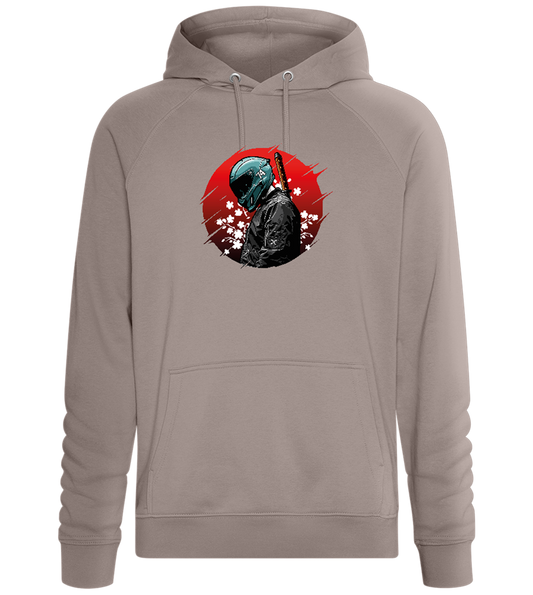 Samurai Bike 2 Design - Comfort unisex hoodie_CHARCOAL CHIN_front