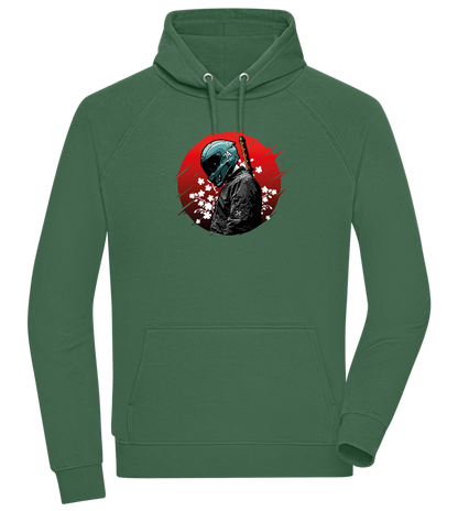 Samurai Bike 2 Design - Comfort unisex hoodie_GREEN BOTTLE_front