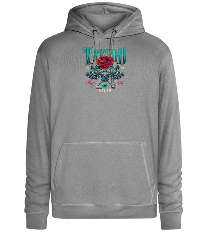 Tattoo Salon NY Design - Premium unisex hoodie_ORION GREY II_front