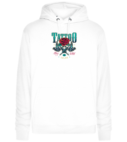 Tattoo Salon NY Design - Premium unisex hoodie_WHITE_front