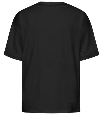 See You Later Design - Premium men's oversized t-shirt_DEEP BLACK_back
