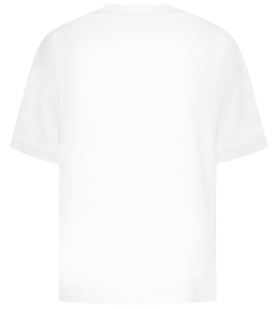 See You Later Design - Premium men's oversized t-shirt_WHITE_back