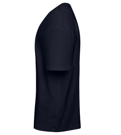 See You Later Design - Premium men's oversized t-shirt_FRENCH NAVY_left