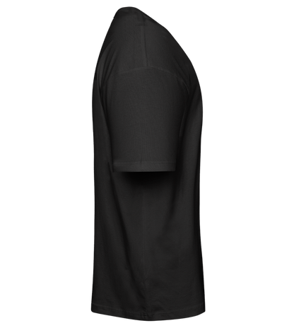 See You Later Design - Premium men's oversized t-shirt_DEEP BLACK_right