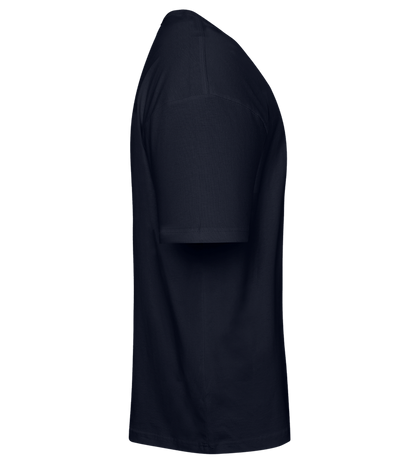 See You Later Design - Premium men's oversized t-shirt_FRENCH NAVY_right