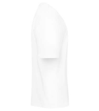 See You Later Design - Premium men's oversized t-shirt_WHITE_right