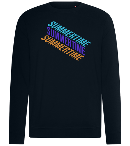 Summertime Design - Comfort unisex sweater_BLACK_front