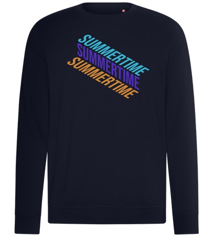 Summertime Design - Comfort unisex sweater_FRENCH NAVY_front