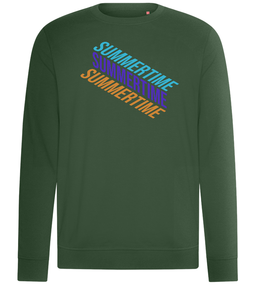 Summertime Design - Comfort unisex sweater_GREEN BOTTLE_front